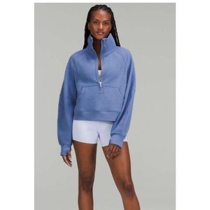 Lululemon scuba half zip funnel neck
